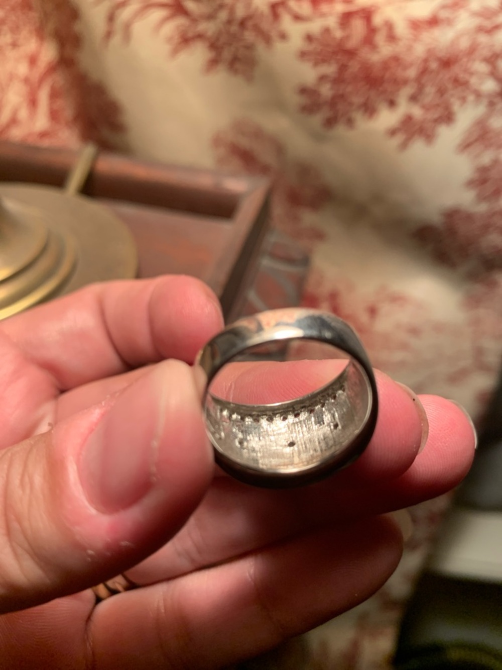 Blue Star Enamel Ring with Sparkle Accents - Picture 6 of 8